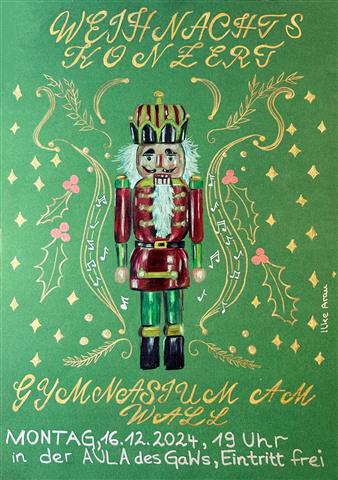 Plakat Weihnachtskonzet GaW